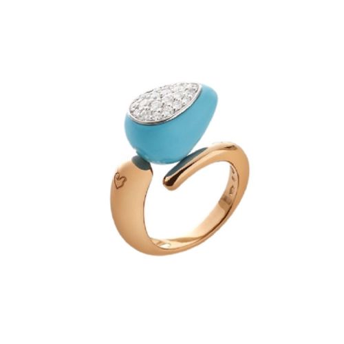 CHANTECLER CAPRIFUL ANELLO GOCCIA TURCHESE