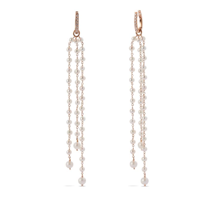 CERVERA PEARL & DIAMONDS EARRINGS