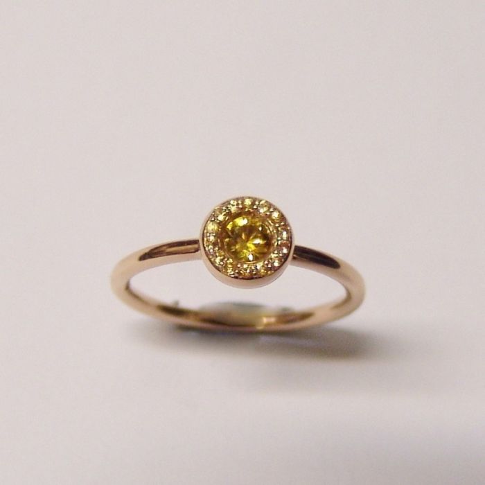 CERVERA ALONE  YELLOW SAPPHIRE RING