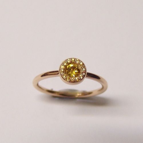 CERVERA ALONE  YELLOW SAPPHIRE RING