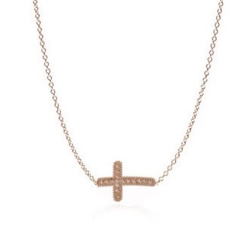 CARLA AMORIM CROSS NECKLACE DIAMONDS