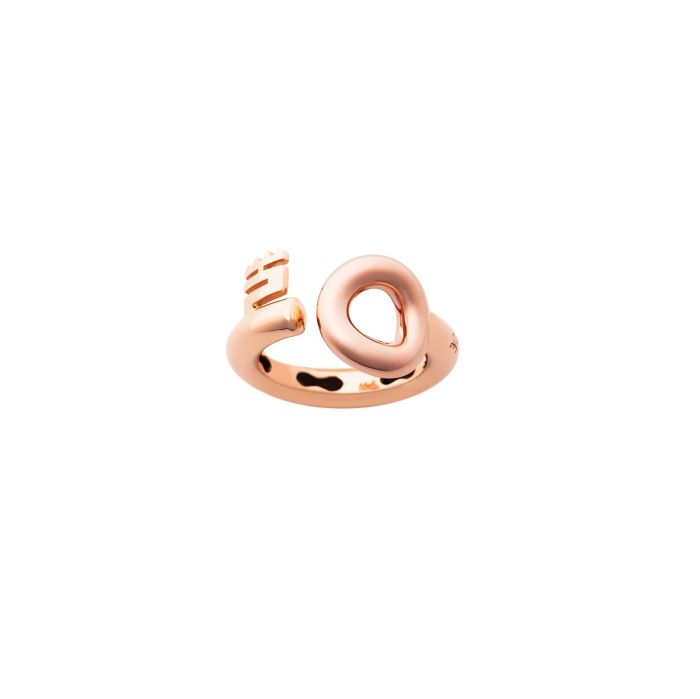 LA MARGINEDA MEDIEVAL JEWELS PINK GOLD RING