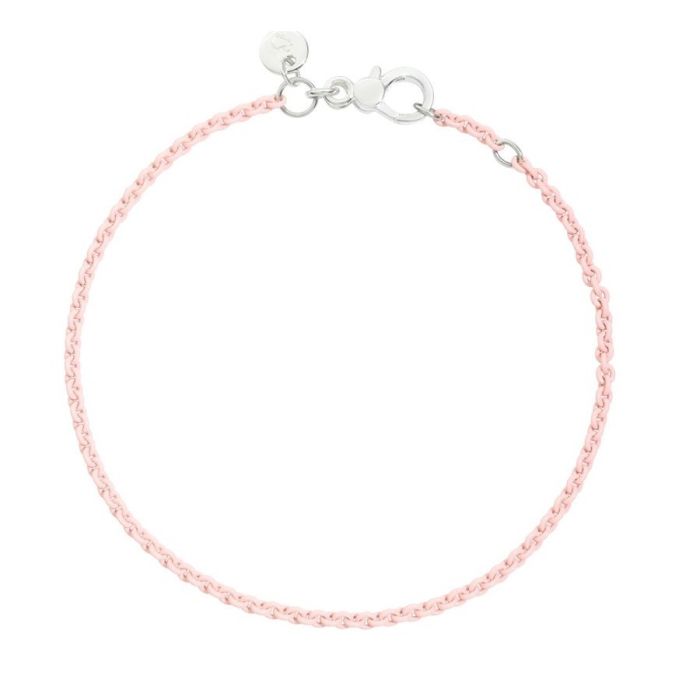 DODO SPRING BRACCIALE ARGENTO ROSA PASTELLO