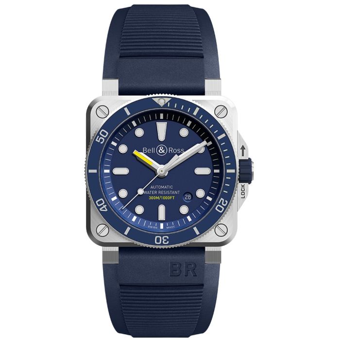 BELL & ROSS BR03-92 DIVER BLUE 42MM