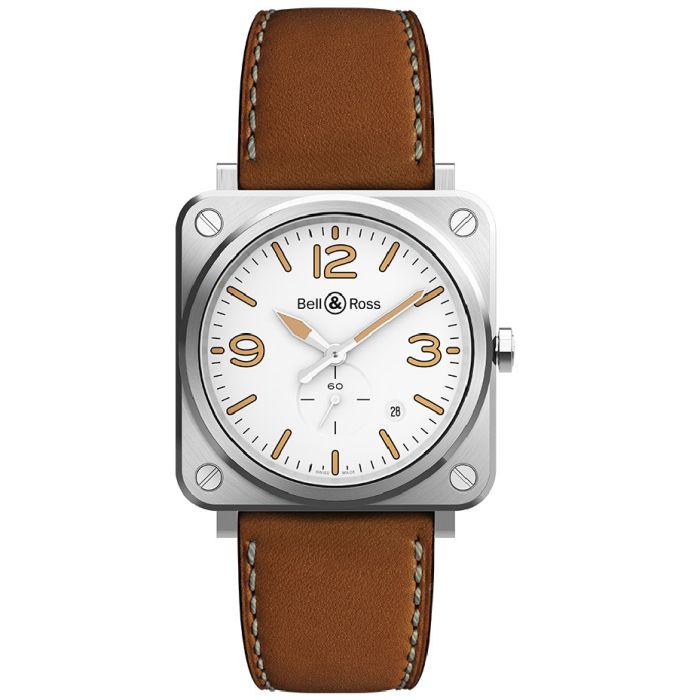 BELL & ROSS S STEEL HERITAGE 39MM