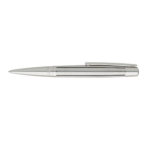 S.T. DUPONT STYLO BILLE DÉFI VIBRATION INOX ET PALLADIUM