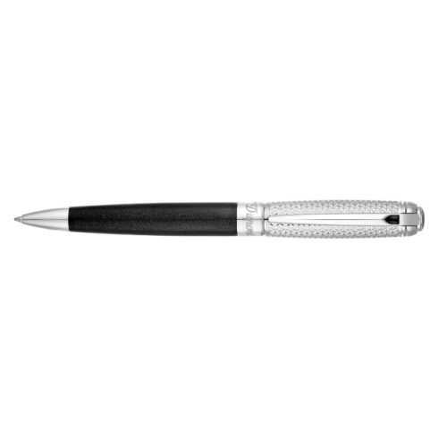 S.T. DUPONT LINE D MEDIUM BILLE NOIRE/POUDRE D'ARGENT ET PALLADIUM