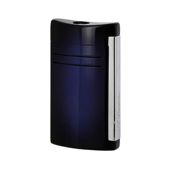 S.T DUPONT BRIQUET MAXIJET SUNBURST BLEU CHROME