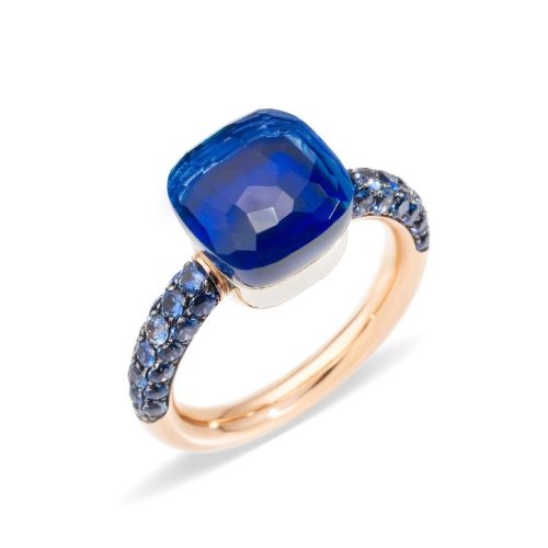 POMELLATO NUDO MEDIUM DEEP BLUE TOPAZIO LONDON/LAPISLAZULI