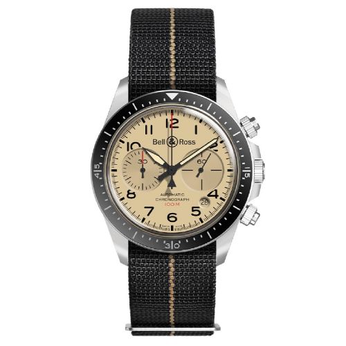 BELL & ROSS BR V2-94 MILITARY BEIGE 41MM