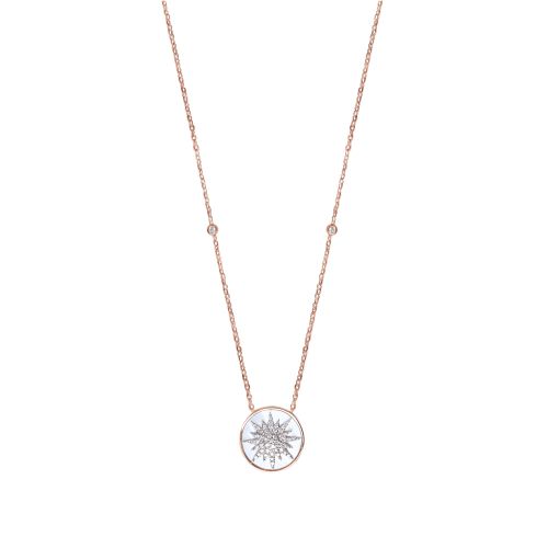 DJULA COLLIER SOLEIL NACRE DIAMANTS