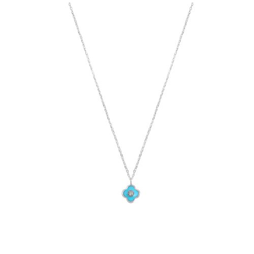 DJULA COLLIER TREFLE 1 TURQUOISE