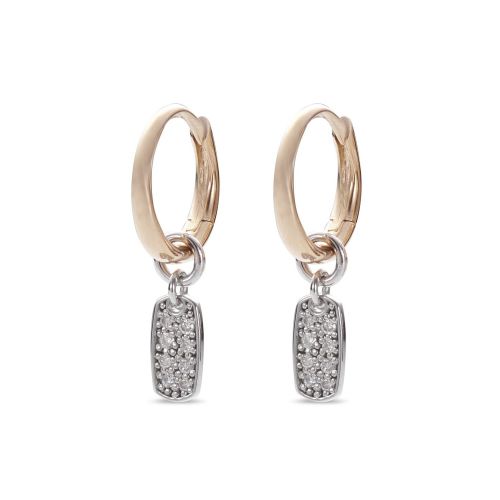 CERVERA TAGS EARRINGS DIAMONDS