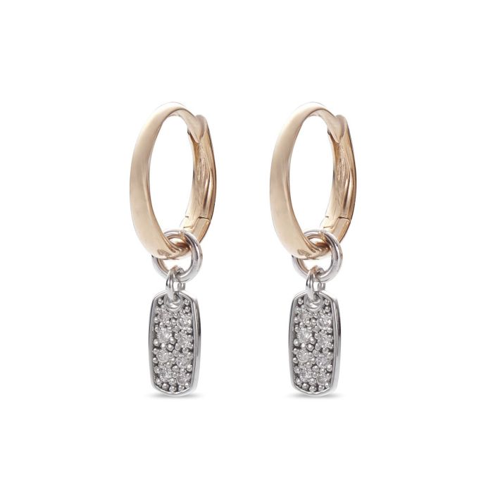 CERVERA TAGS EARRINGS DIAMONDS