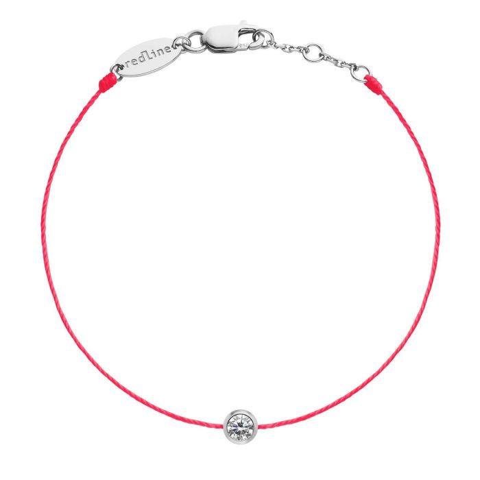 RED LINE PURE BRACELET ROUGE FLUO DIAMANT