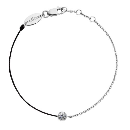 RED LINE PURE DOUBLE BRACELET NOIR DIAMANT