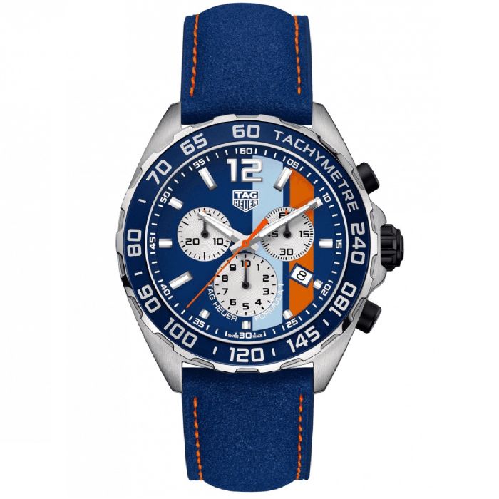 TAG HEUER FORMULA 1 GULF SPECIAL EDITION 43MM