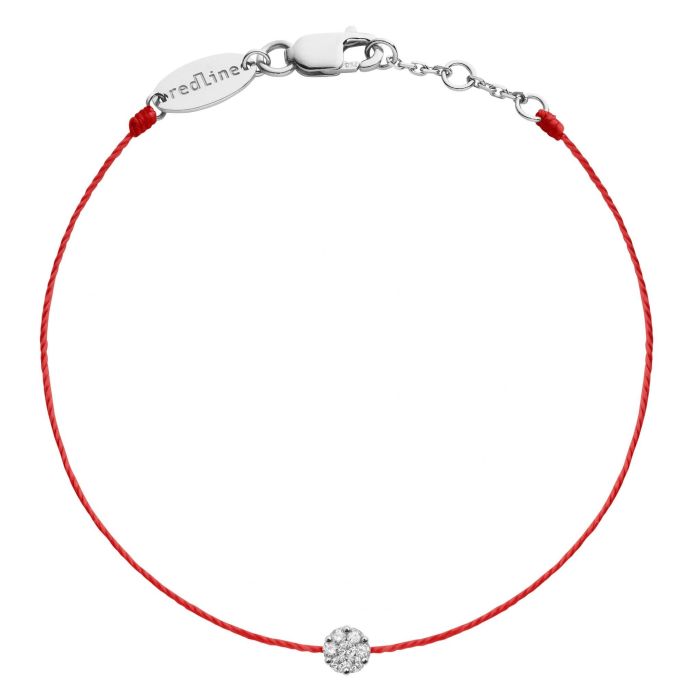 RED LINE ILLUSION BRACELET ROUGE OR BLANC DIAMANT