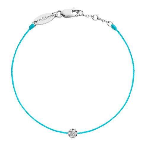 RED LINE ILLUSION BRACELET TURQUOISE FLUO DIAMANTS