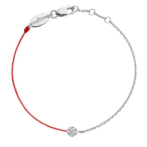 RED LINE ILLUSION DOUBLE BRACELET ROUGE DIAMANTS