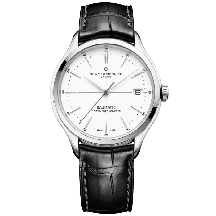 BAUME & MERCIER CLIFTON BAUMATIC WHITE CHRONOMETER 40MM