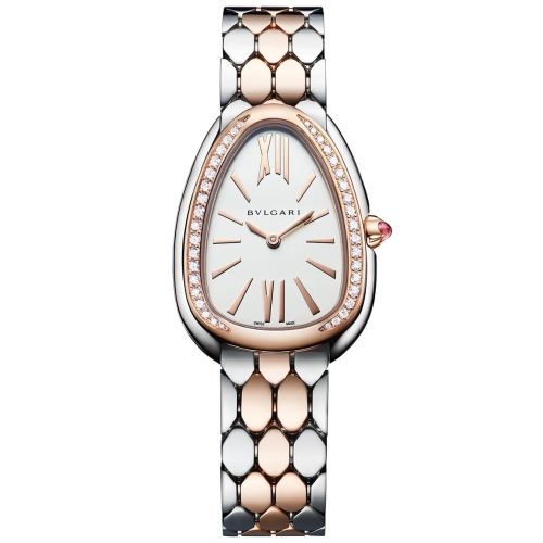 BULGARI SERPENTI SEDUTTORI 33MM PINK GOLD DIAMONDS