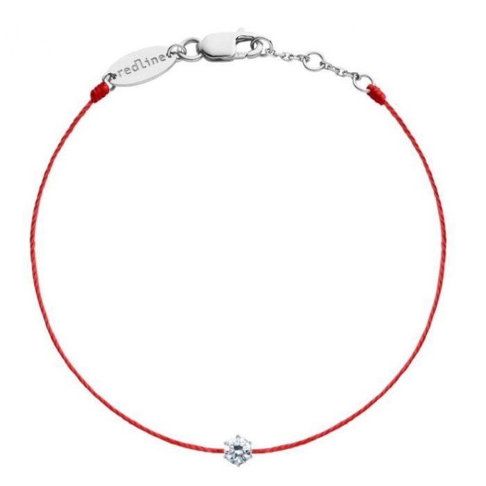 RED LINE ABSOLU BRACELET ROUGE OR BLANC DIAMANT