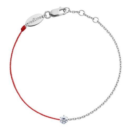 RED LINE ABSOLU DOUBLE BRACELET ROUGE OR BLANC DIAMANTS