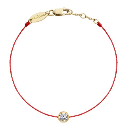 RED LINE SO PURE BRACELET ROUGE OR JAUNE DIAMANT