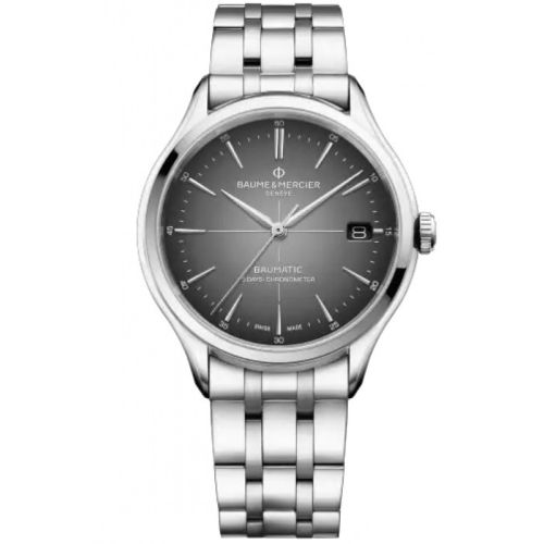 BAUME & MERCIER CLIFTON BAUMATIC GREY CHRONOMETER 40MM