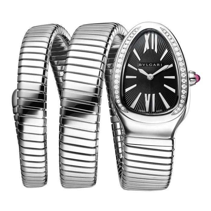 BULGARI SERPENTI TUBOGAS 35MM DIAMONDS 2 TWIRLS