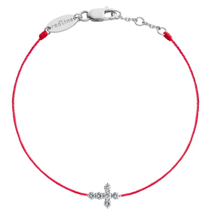 RED LINE JEAN BRACELET OR BLANC DIAMANTS