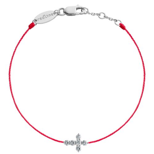 RED LINE JEAN BRACELET OR BLANC DIAMANTS