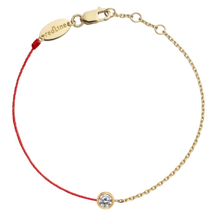 RED LINE PURE DOUBLE BRACELET OR JAUNE DIAMANT