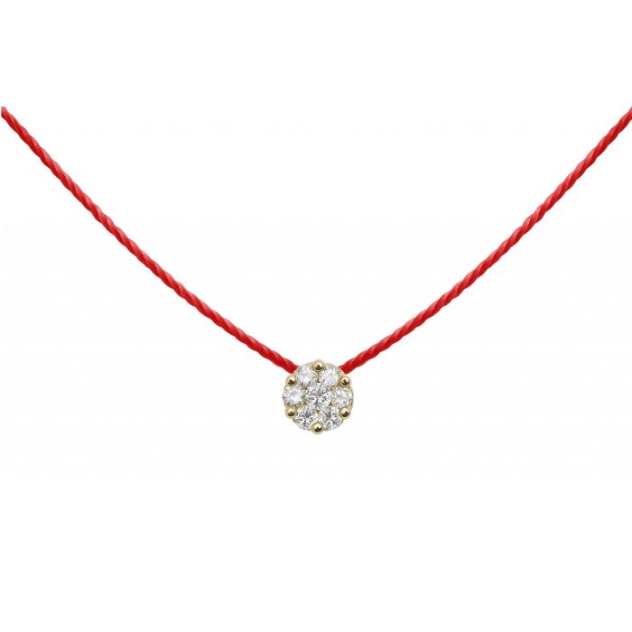 RED LINE ILLUSION COLLIER ROUGE DIAMANTS