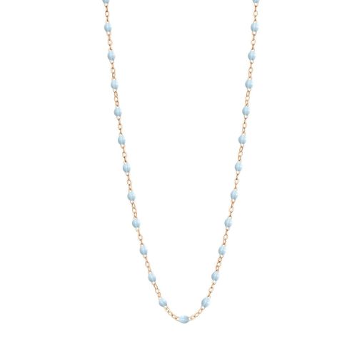 GIGI CLASSIQUE COLLIER OR ROSE BLEU LAYETTE 42CM