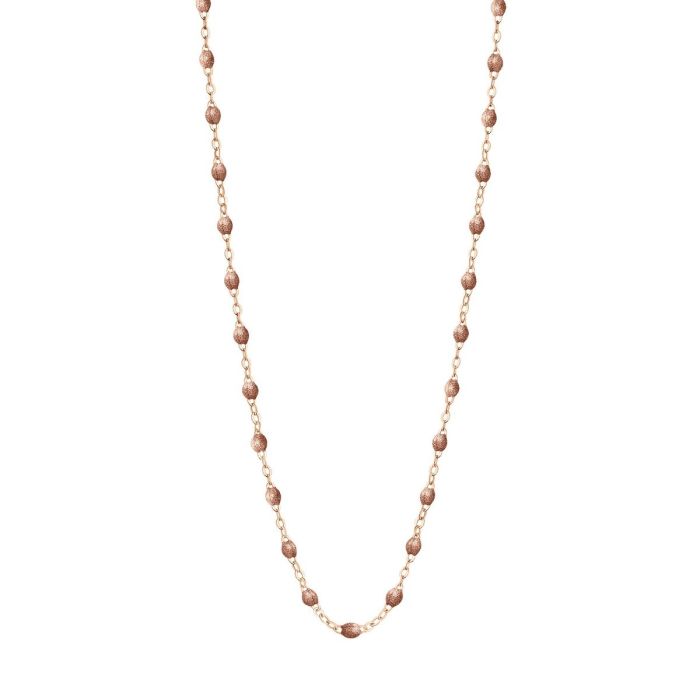 GIGI CLASSIQUE COLLIER OR ROSE CUIVRÉE 42CM