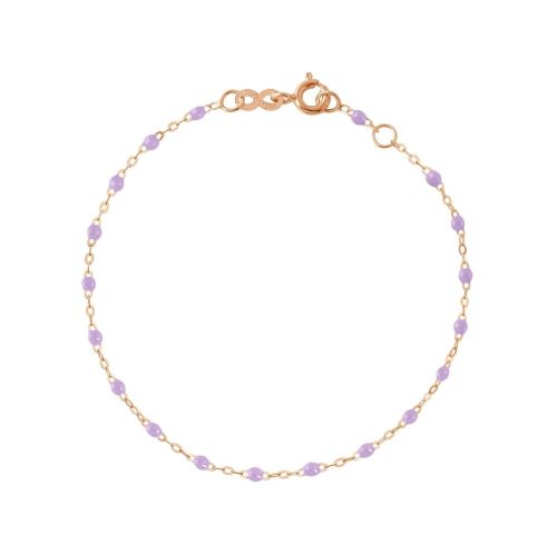 GIGI CLASSIQUE BRACELET OR ROSE PARME 17CM