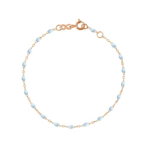 Bracelet bleu layette Classique Gigi, or rose, 17 cm – Gigi