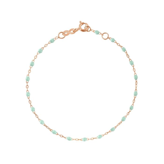 GIGI CLASSIQUE BRACELET OR ROSE JADE 17CM