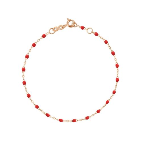 GIGI CLASSIQUE BRACELET OR ROSE COQUELICOT 17CM