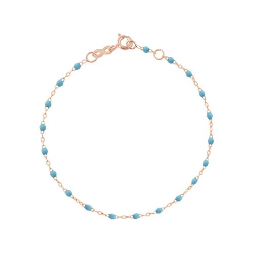 GIGI CLASSIQUE BRACELET OR ROSE TURQUOISE 17CM