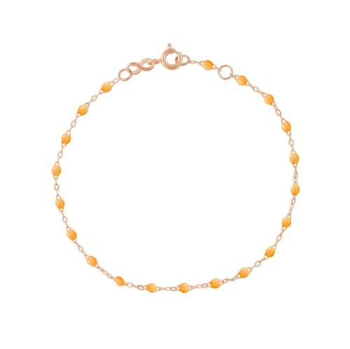 GIGI CLASSIQUE BRACELET OR ROSE MANDARINE 17CM