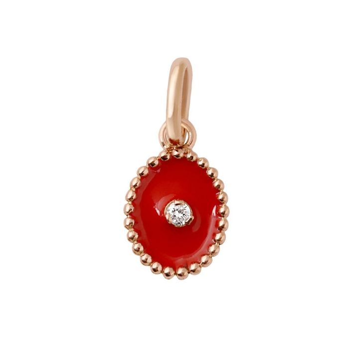 GIGI PENDENTIF OR ROSE ETOILE DU NORD DIAMANT