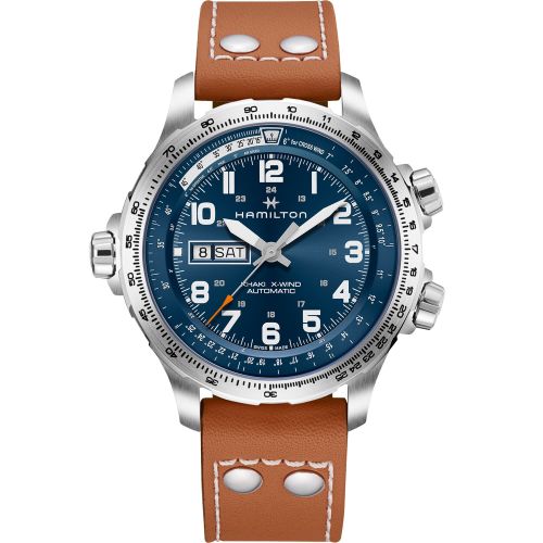 HAMILTON KHAKI AVIATION X-WIND DAY DATE 45 MM