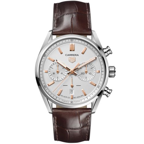 TAG HEUER CARRERA CALIBRE HEUER 02 42MM WHITE CHRONO