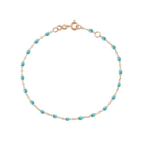 GIGI CLASSIQUE BRACELET OR ROSE VERT TURQUOISE 18CM