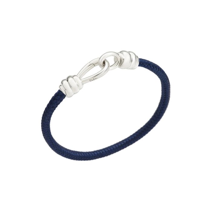 DODO BRACCIALE NODO BLUE ARGENTO