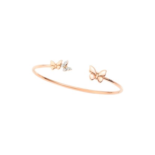 DODO BUTTERFLY BRACCIALE ORO ROSA DIAMANTI