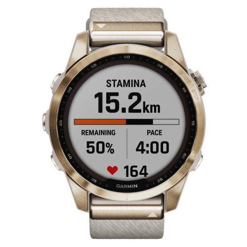 GARMIN FENIX 7S SOLAR CREAM GOLD 42MM